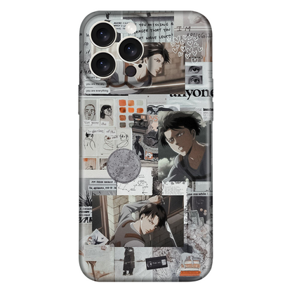 Levi Ackerman Retro Anime Embossed Case