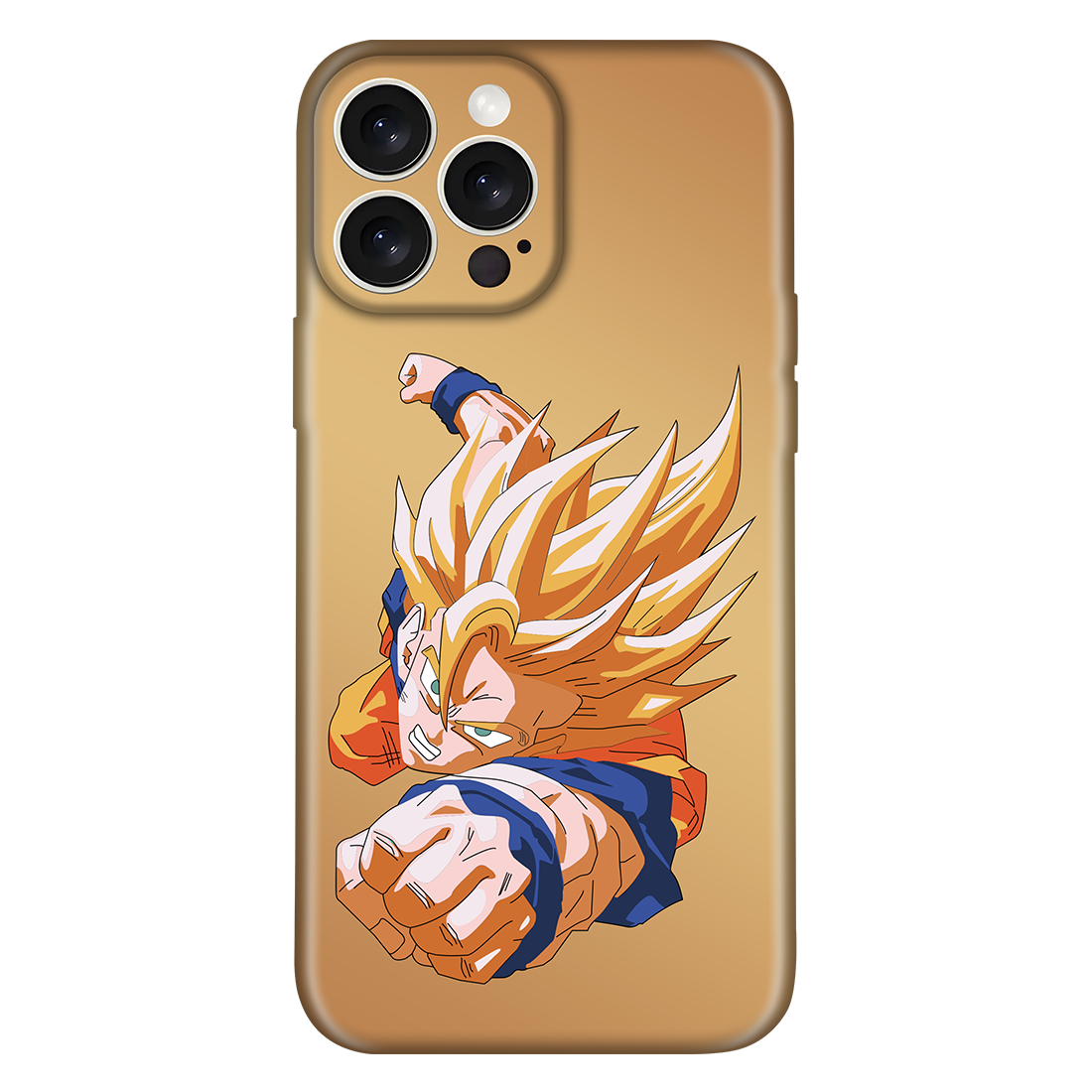 Goku Punch Anime Embossed Case