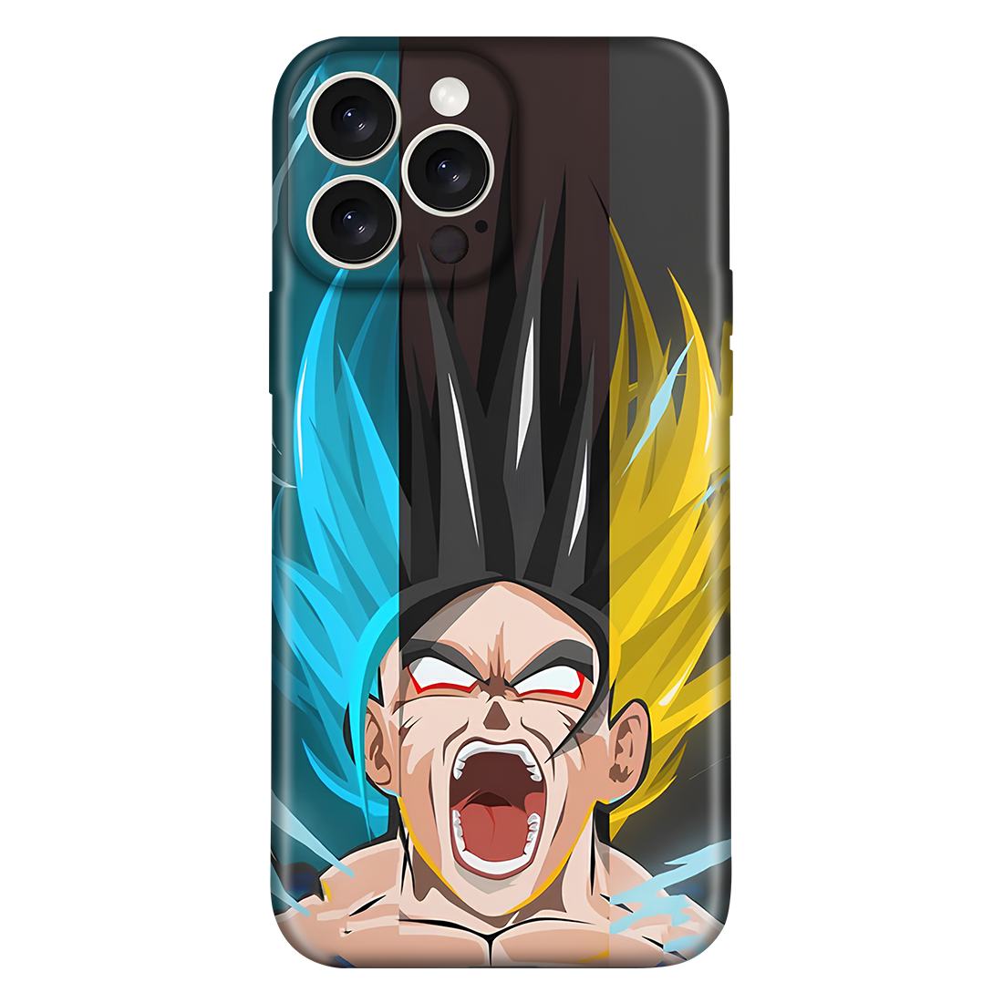 Goku and Vegeta Transform Anime Embossed Case