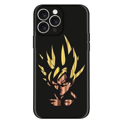 Goku Texture Anime Embossed Case