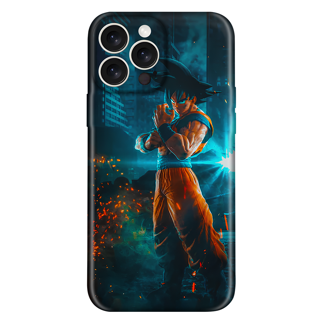 Goku Training Anime Embossed Case