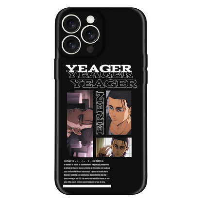 Eren Yeager Graphic Anime Embossed Case