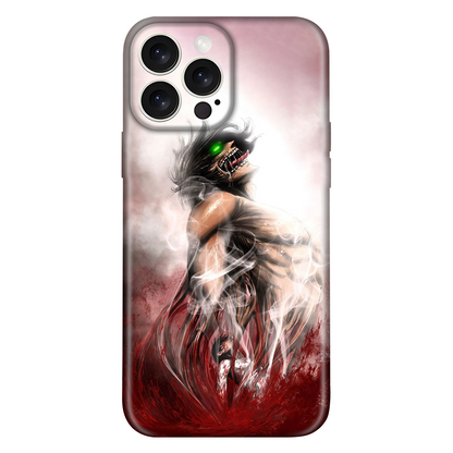 Eren Titan Anime Embossed Case