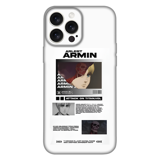 Armin Colossal Anime Embossed Case
