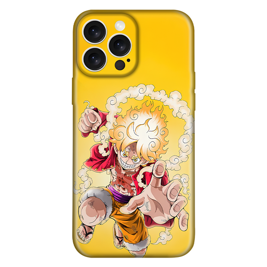 Luffy Gear 5 Yellow Anime Embossed Case