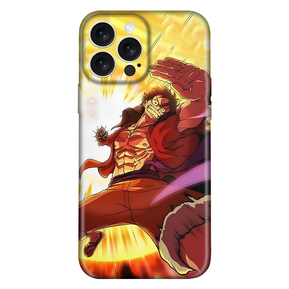Luffy's Red Hawk Anime Embossed Case