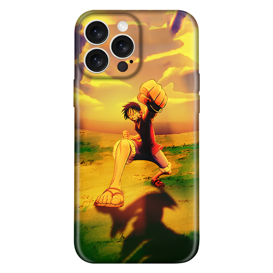 Monkey D Luffy Action Anime Embossed Case