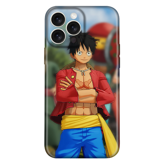 Luffy Wano Anime Embossed Case