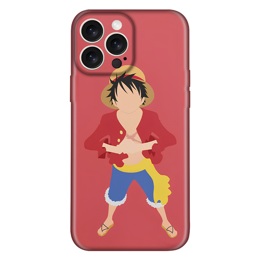Monkey D Luffy Red Anime Embossed Case