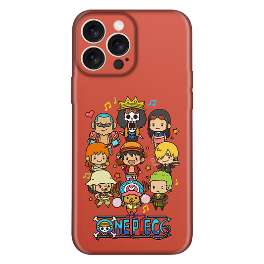 Straw Hat Pirate Crew Anime Embossed Case