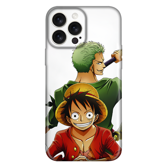 Luffy and Zoro Anime Embossed Case