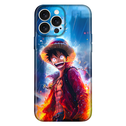 Luffy Laughing Anime Embossed Case