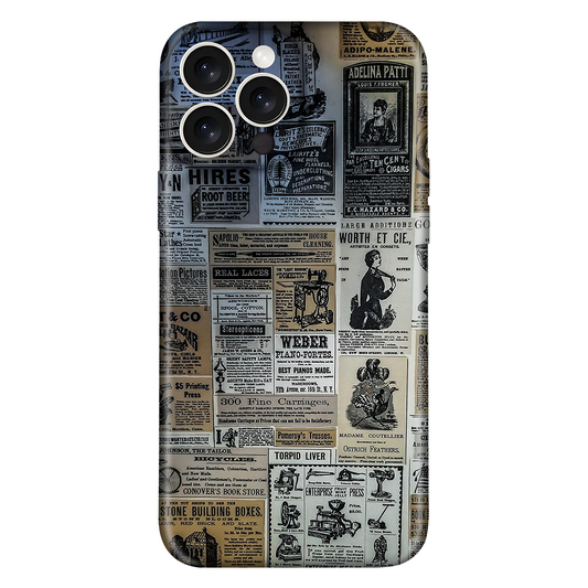 Vintage Advertisements Collage Case