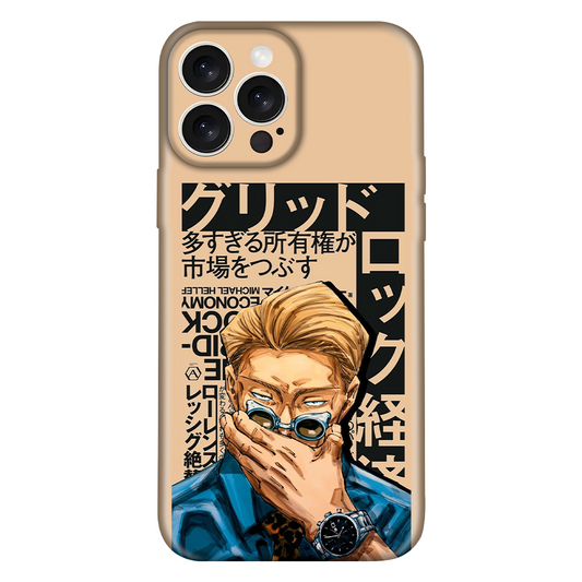 Stylized Character with Japanese Typography Case