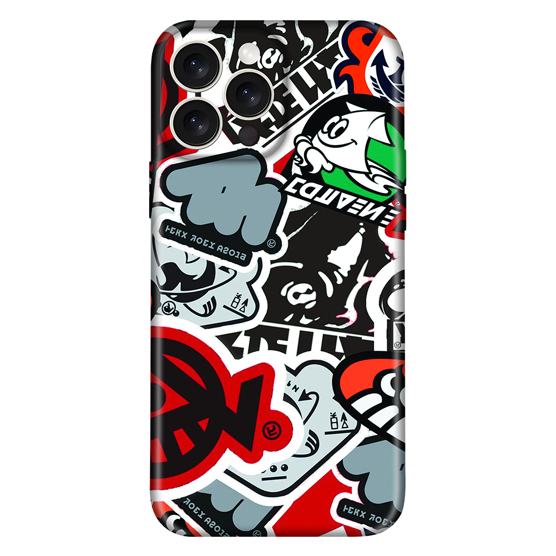 Graffiti Sticker Collage Case