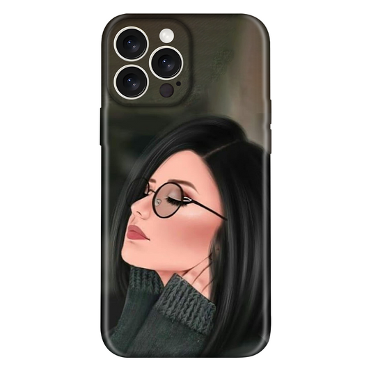 Woman in Grey Sweater Case