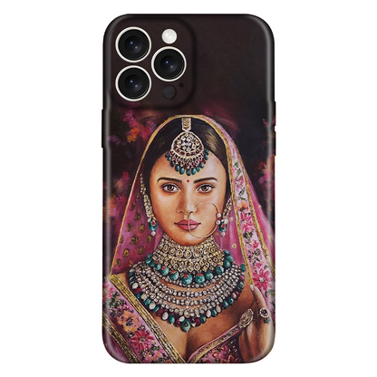 Graceful Elegance in Embroidered Attire Case