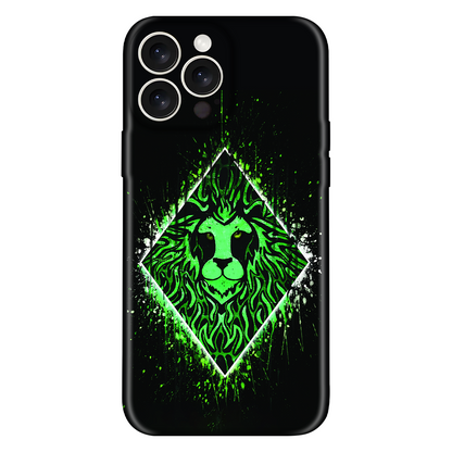 Emerald Lion Splatter Case