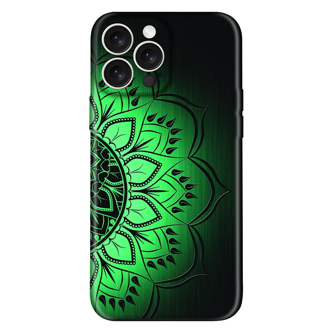 Glowing Green Mandala Case