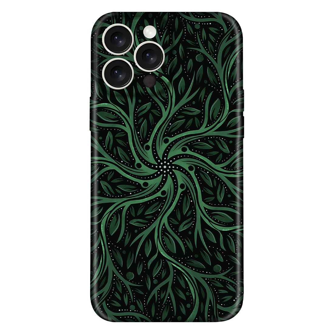 Green Ethereal Swirls Case