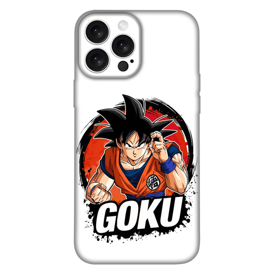 Goku in Action Anime Embossed Case