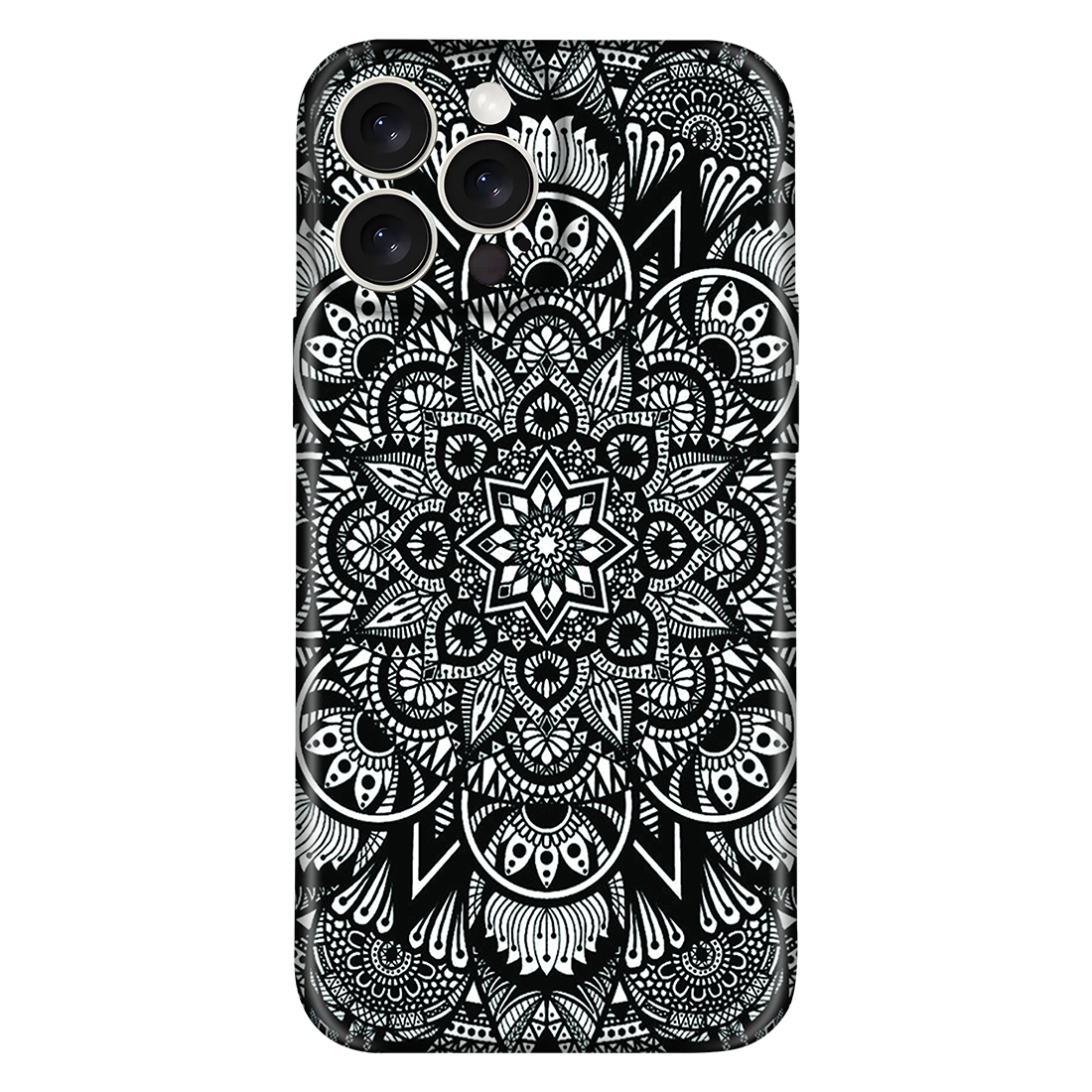 Intricate Monochrome Mandala Case