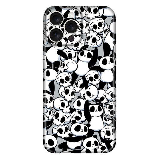 Pandas and Skulls Pattern Case