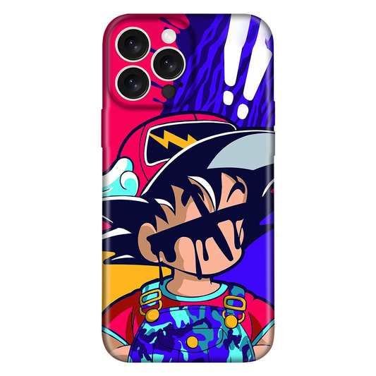 Character with spiky black hair Case