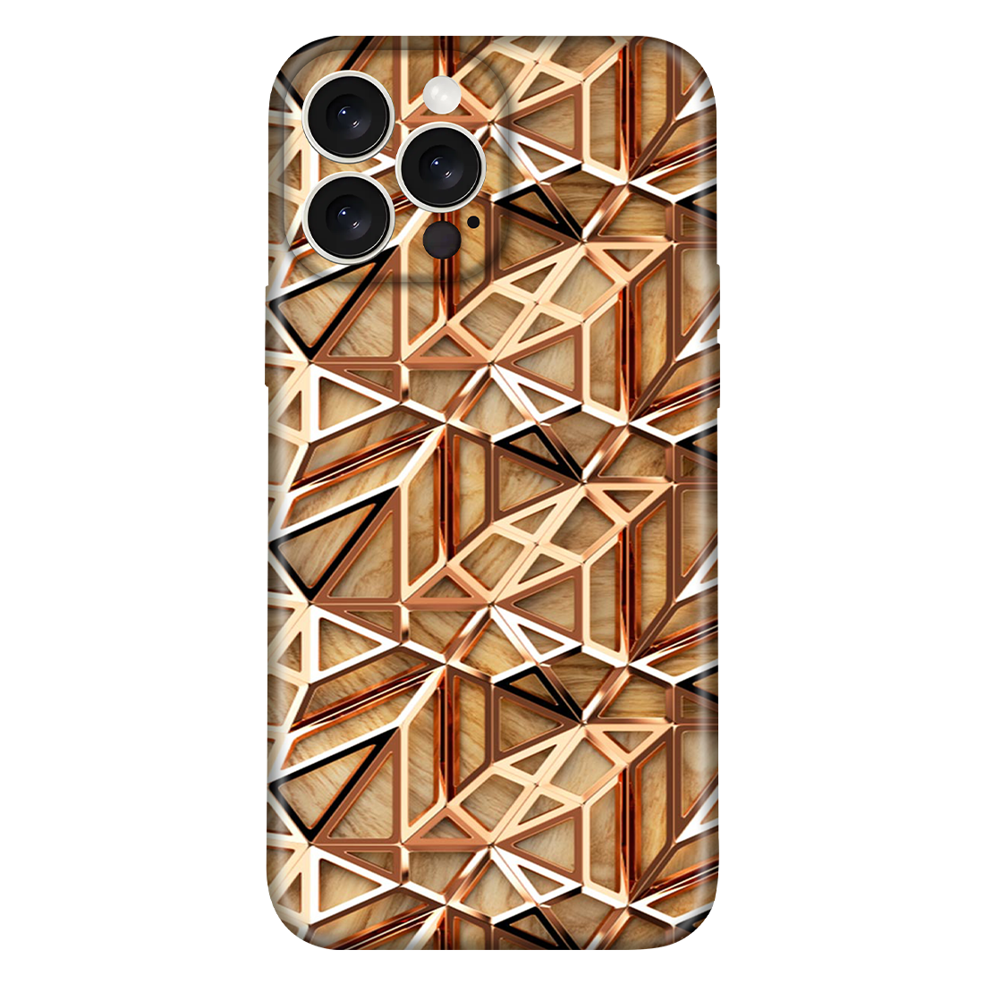 Wooden All Shape Goldmix Case