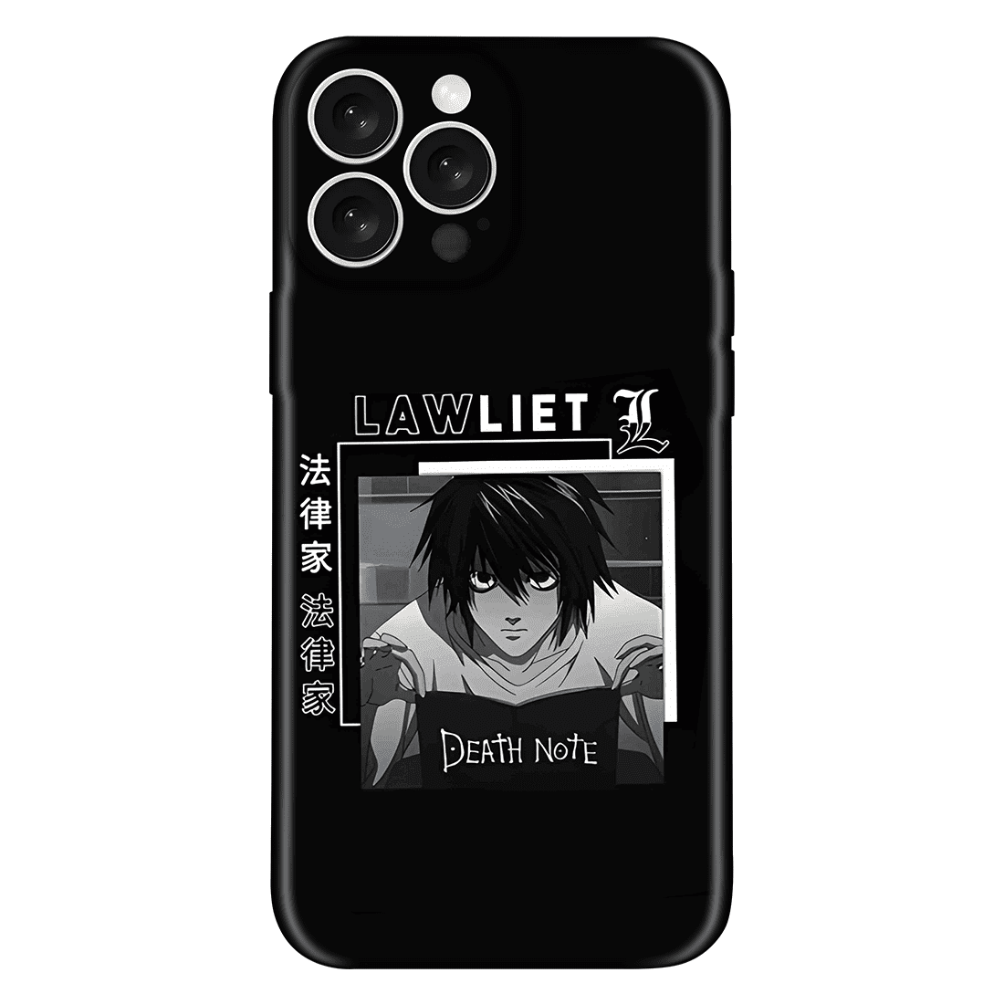 Lawliet Death Note Anime Embossed Case