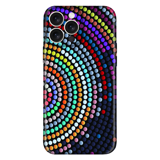 Vibrant Spiral Dot Mosaic Case