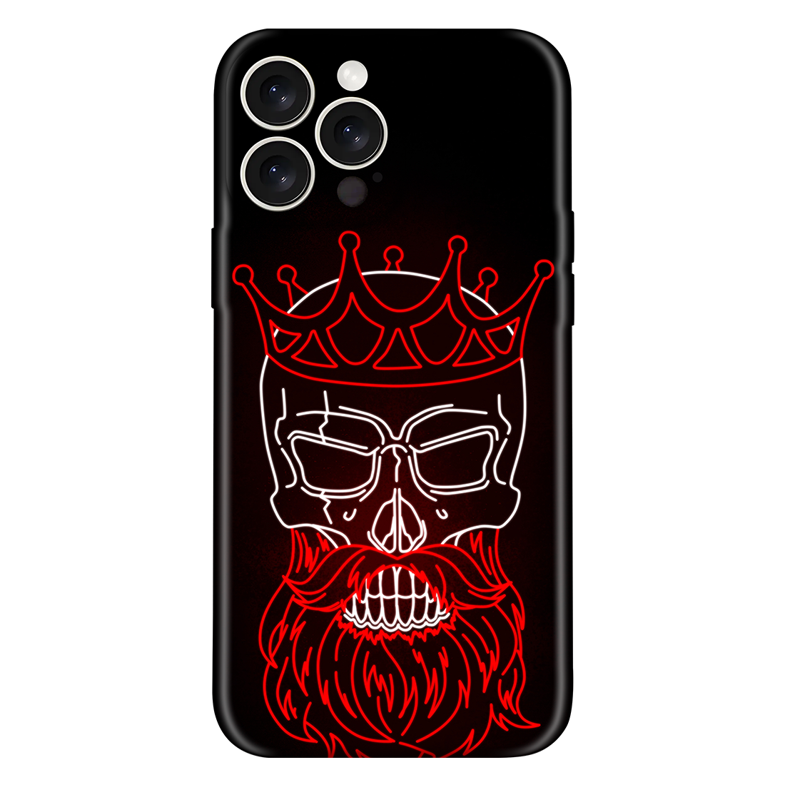 Neon King Skull Case