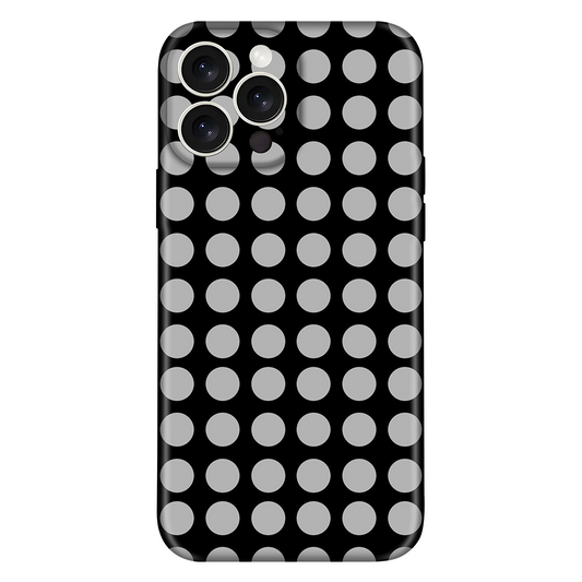 Black & Gray Round Case