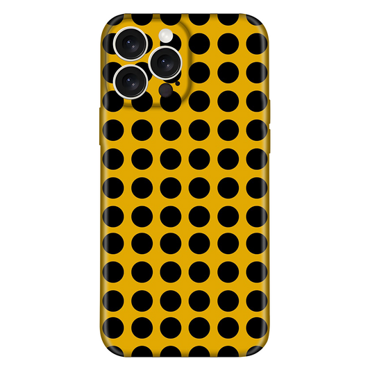 Yellow & Black Round Case