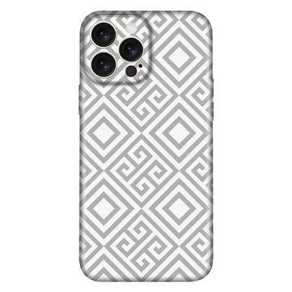 Gray Coral Retro Patterns Case