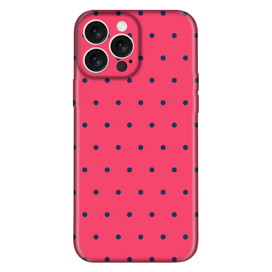 Pink Tiny Grey Dots Case