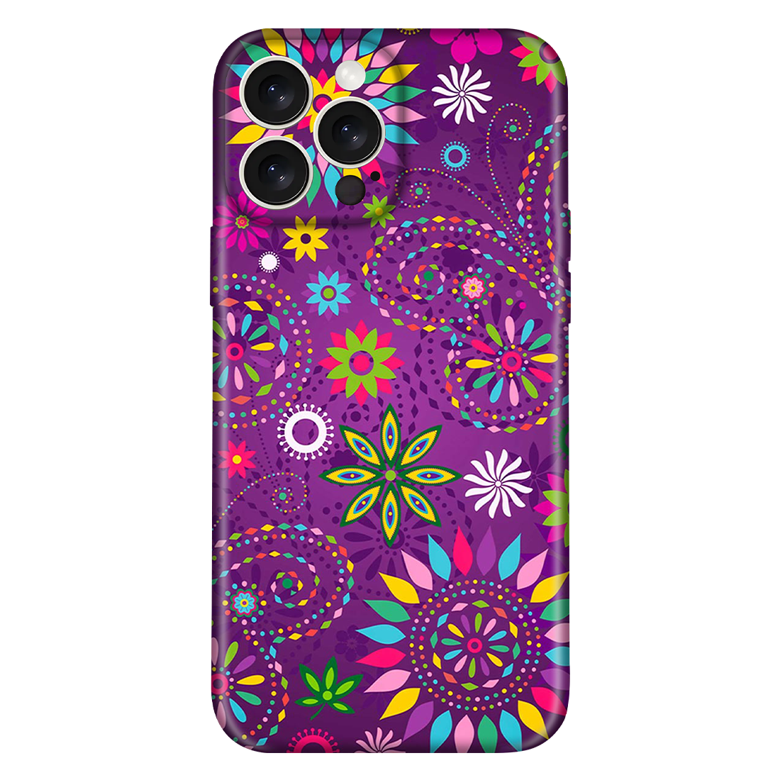 Purple Small Flower Pattern Case