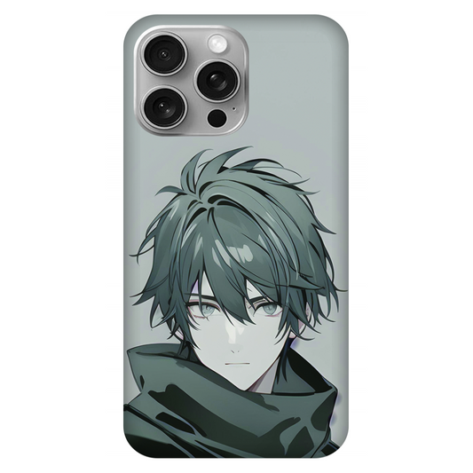 Anime black messy short hair Anime Case