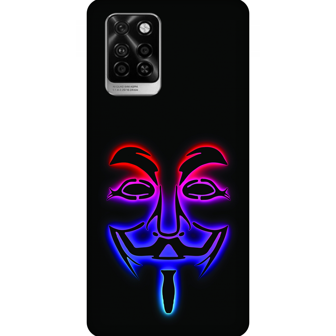 Anonymus Mask Case Infinix Note 10 Pro