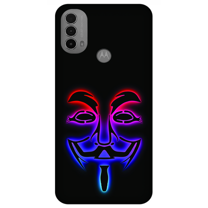 Anonymus Mask Case Motorola E40