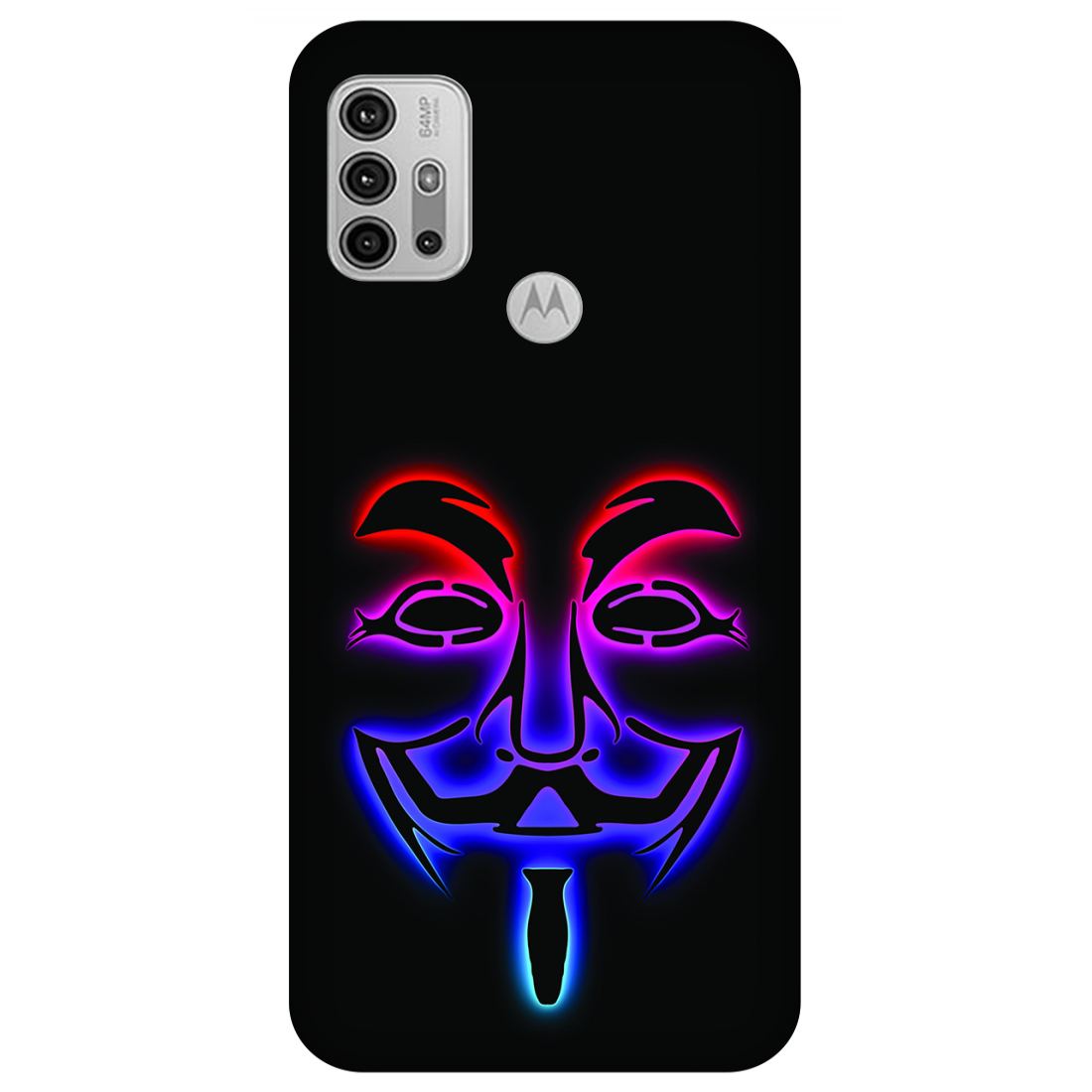 Anonymus Mask Case Motorola G30