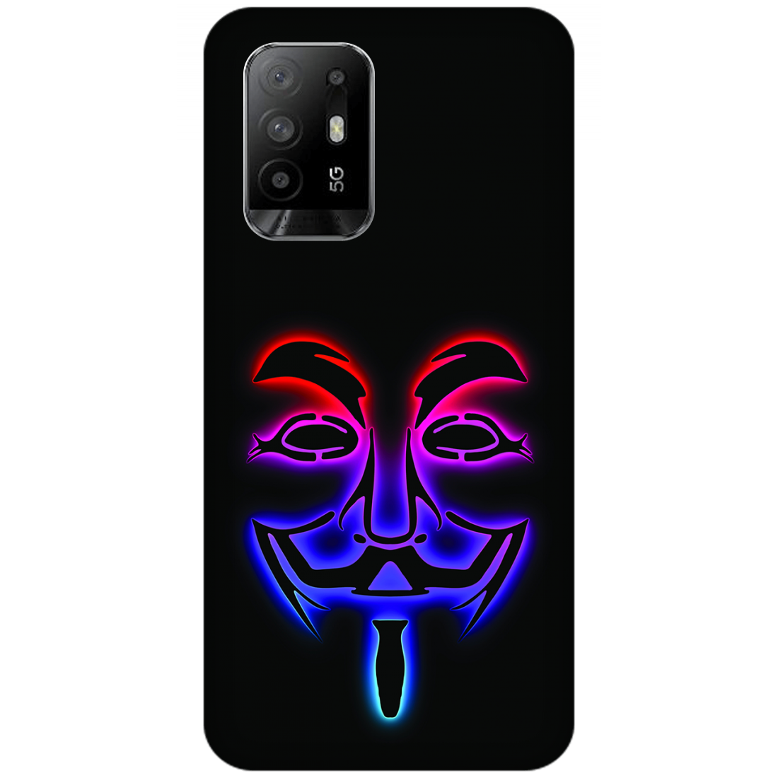 Anonymus Mask Case Oppo F19 Pro+ 5G