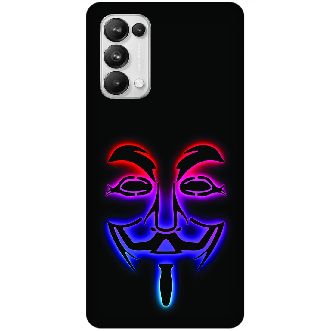 Anonymus Mask Case Oppo Reno5 Pro 5G