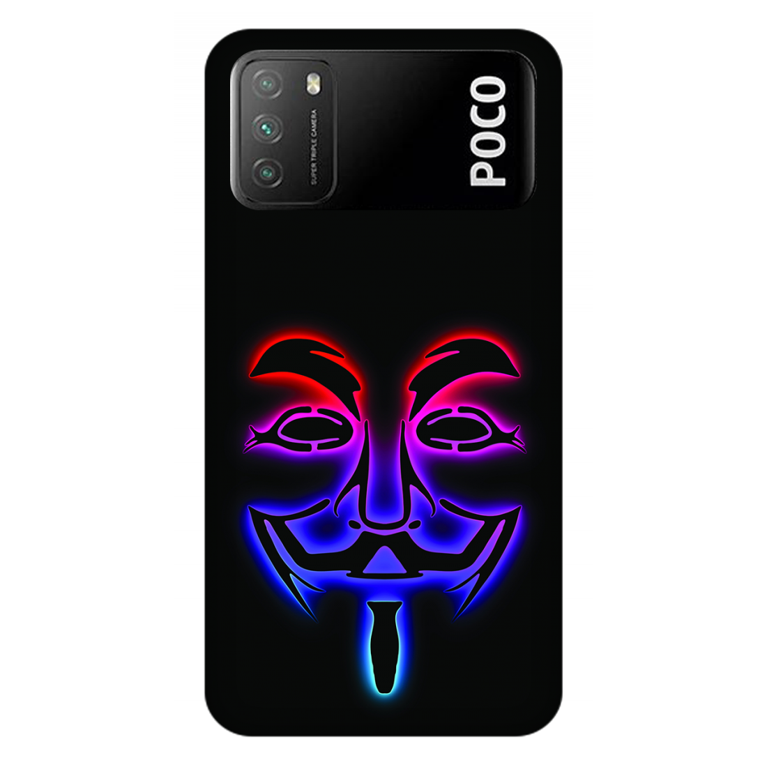 Anonymus Mask Case Xiaomi Poco M3