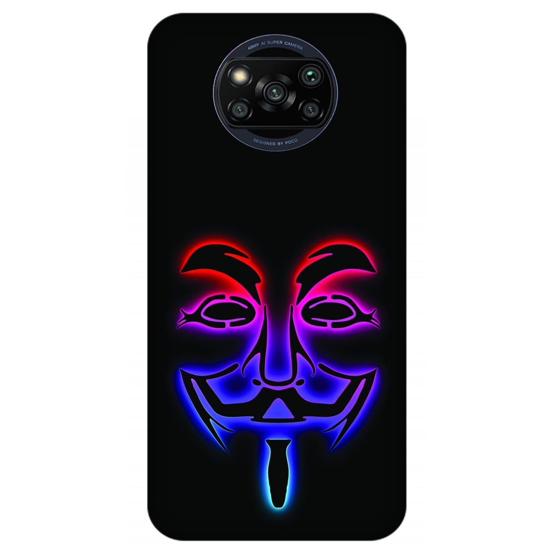 Anonymus Mask Case Xiaomi Poco X3 Pro