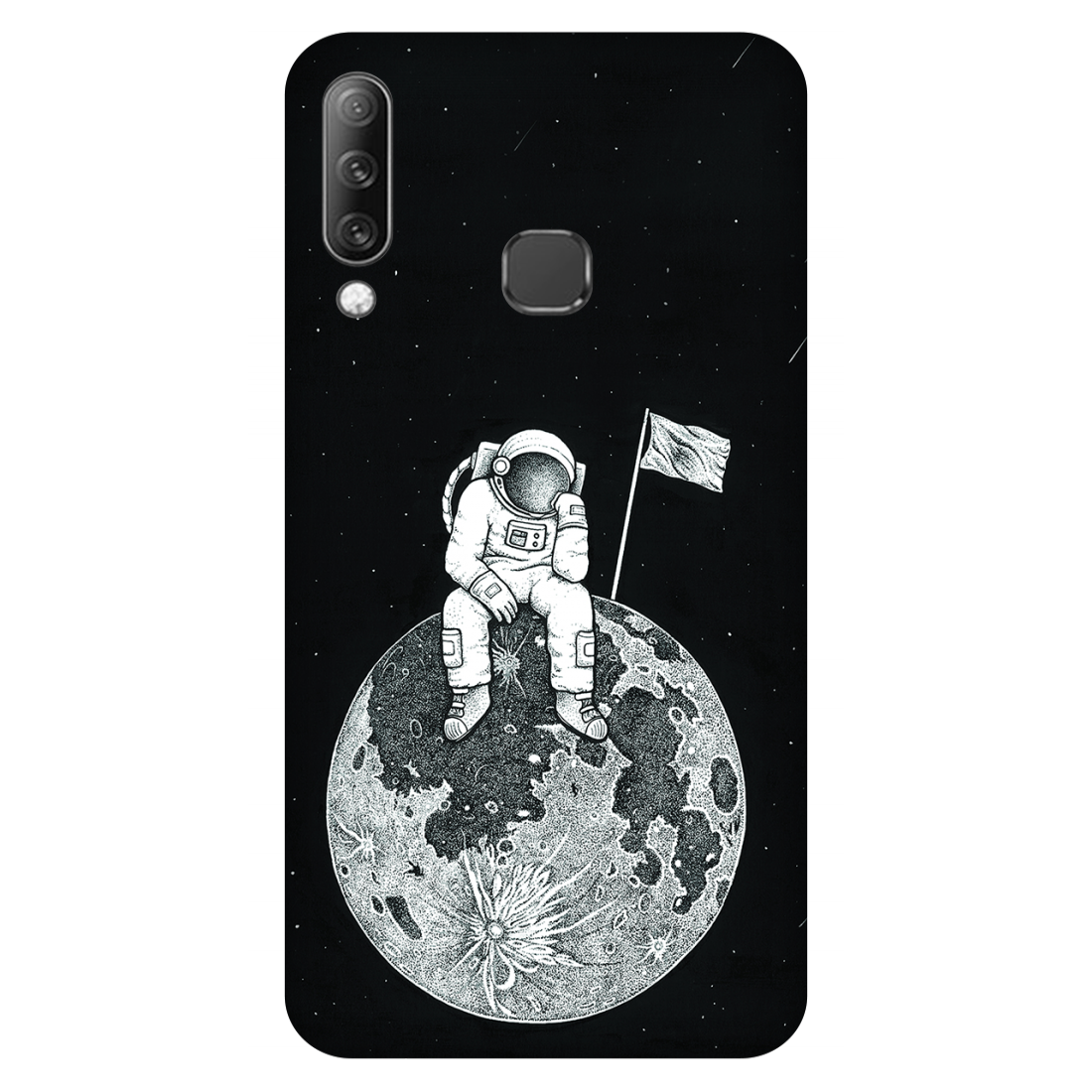 Astronaut on the Moon Case Infinix S4