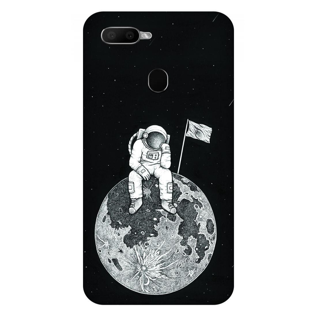 Astronaut on the Moon Case Oppo A5s