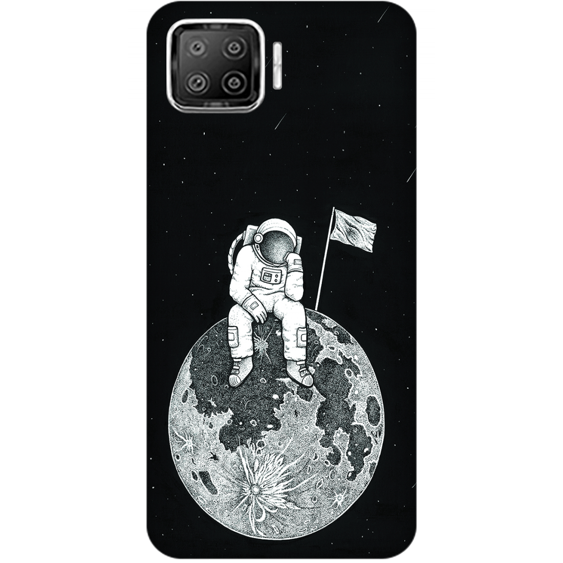 Astronaut on the Moon Case Oppo A73