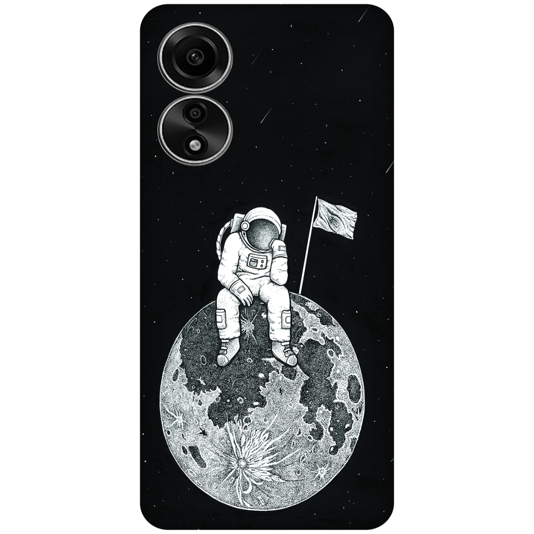 Astronaut on the Moon Case Oppo A78 4G