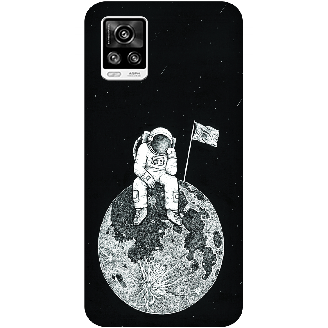 Astronaut on the Moon Case Vivo V20